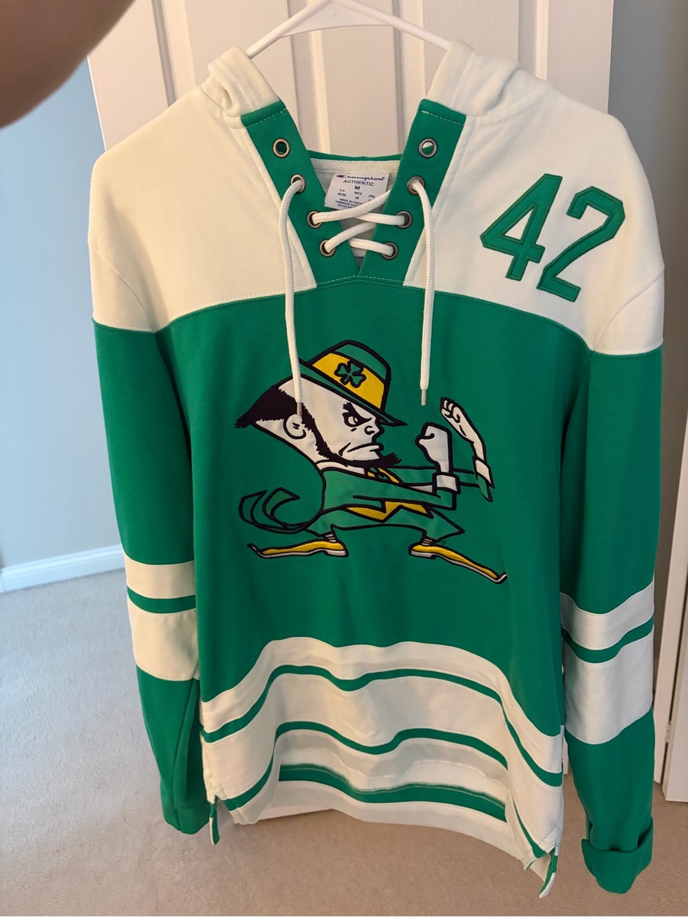 Notre dame hockey hoodie